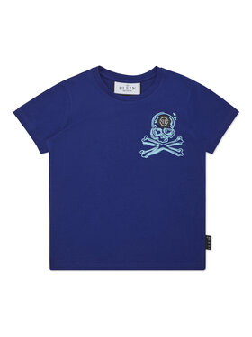 PHILIPP PLEIN PHILIPP PLEIN T-Shirt 28213 Błękitny Regular Fit