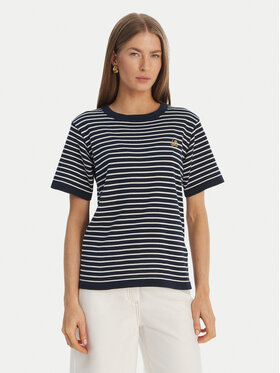 Luisa Spagnoli Luisa Spagnoli Tricou Cattolica 100402 Bleumarin Regular Fit
