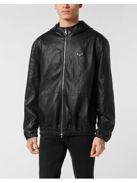 PHILIPP PLEIN PHILIPP PLEIN Vetrovka 27861 Čierna Regular Fit