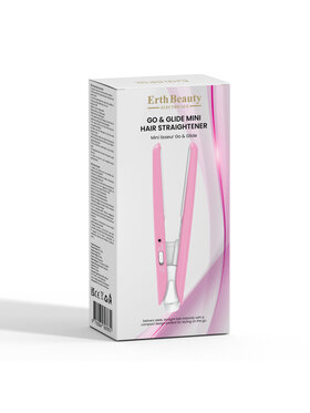 Erthskin London Erthskin London Mini Prostownica Go & Glide – Różowa Ozdoby do włosów