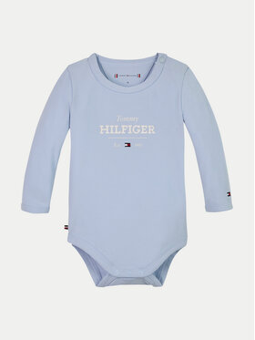 Tommy Hilfiger Tommy Hilfiger Dětské body Monotype Logo KN0KN01974 Světle modrá