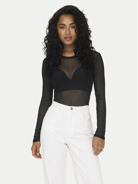 JDY JDY Блузка Elsa 15303787 Чорний Slim Fit