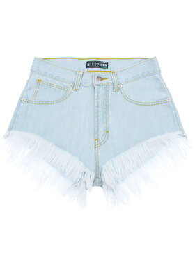MissDenim MissDenim Szorty jeansowe High Waist Niebieski Regular Fit