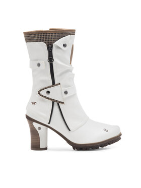 Mustang Mustang Botine 1141-606 Alb