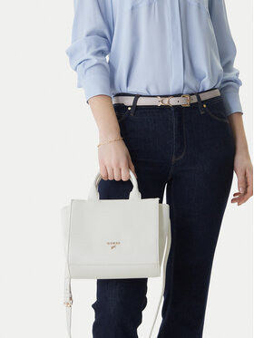 Guess Guess Ročna torba J5GZ06 WG730 Écru