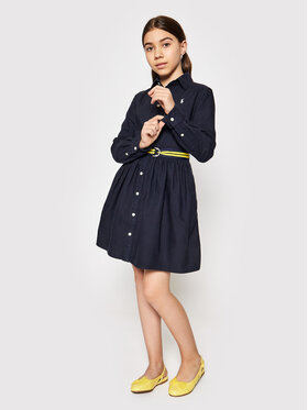 Polo Ralph Lauren Polo Ralph Lauren Ежедневна рокля 313835211003 Тъмносин Regular Fit