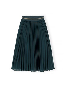 minoti minoti Spódnica plisowana 32SKIRT152 Zielony Regular Fit