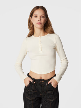 BDG Urban Outfitters BDG Urban Outfitters Bluză 75260075 Écru Regular Fit