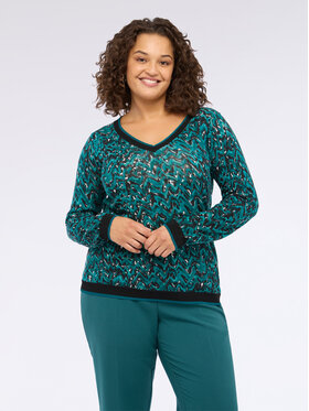 Fiorella Rubino Fiorella Rubino Maglione M782L008180N0S5 Turchese Regular Fit