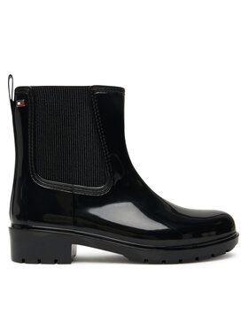 Tommy Hilfiger Tommy Hilfiger Gummistiefel Flag Hardware FW0FW08966 Schwarz