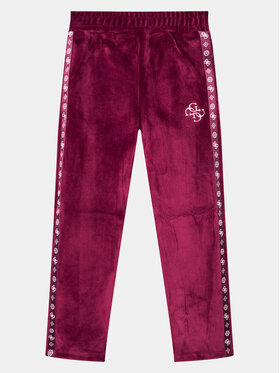 Guess Guess Pantaloni trening J3BQ12 KBYO0 Vișiniu Relaxed Fit