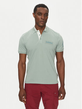 Napapijri Napapijri Tricou polo E-Amundsen NP0A4IN9 Verde Regular Fit