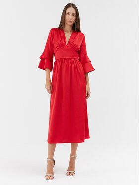 Please Please Коктейльна сукня A1VAAYP000 Червоний Regular Fit