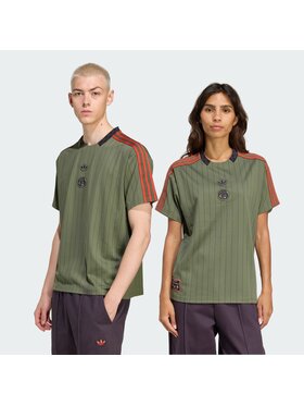 adidas adidas Koszulka techniczna 157277 Zielony Loose Fit