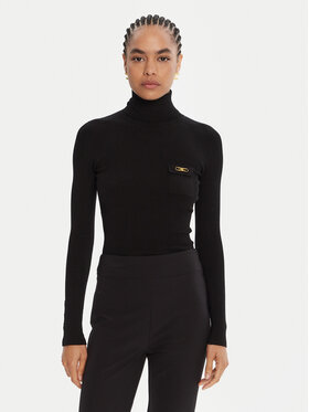 Elisabetta Franchi Elisabetta Franchi Dolčevita MK-11B-56E2-V290 Crna Slim Fit
