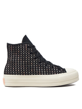 Converse Converse Teniși Chuck Taylor All Star Lift Platform Crochet A09829C Negru