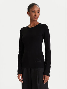 Guess Guess Пуловер Elinor W2YR30 Z2V62 Черен Regular Fit