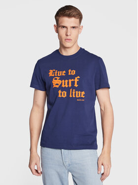 Rage Age Rage Age T-shirt Surfer Blu scuro Regular Fit