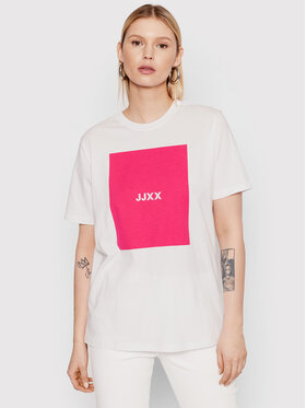 JJXX JJXX T-Shirt Amber 12204837 Biały Relaxed Fit