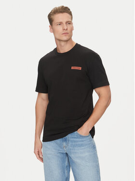 Calvin Klein Calvin Klein Tricou Overlay Print K10K114158 Negru Regular Fit