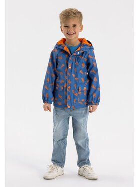 minoti minoti Kurtka przeciwdeszczowa C5504 Niebieski Regular Fit