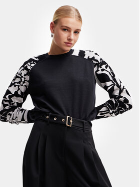 Desigual Desigual Pull 23WWJF20 Noir Regular Fit
