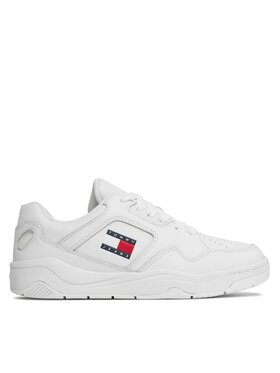 Tommy Jeans Tommy Jeans Laisvalaikio batai Tjm Leather Outsole Color EM0EM01350 Balta