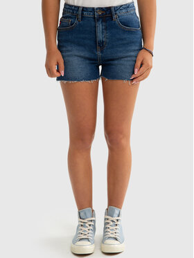 BIG STAR BIG STAR Szorty jeansowe SHAINA Granatowy Skinny Fit