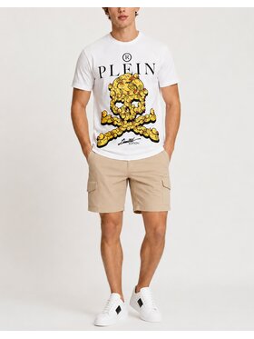 PHILIPP PLEIN PHILIPP PLEIN Tričko 31627 Biela Regular Fit