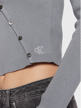 Calvin Klein Jeans Kardigan J20J220707 Siva Regular Fit