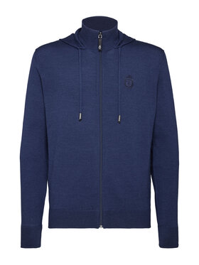 Billionaire Billionaire Bluza 17961 Błękitny Regular Fit