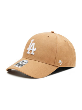 47 Brand 47 Brand Шапка с козирка Los Angeles Dodgers B-MVPSP12WBP-QL Кафяв