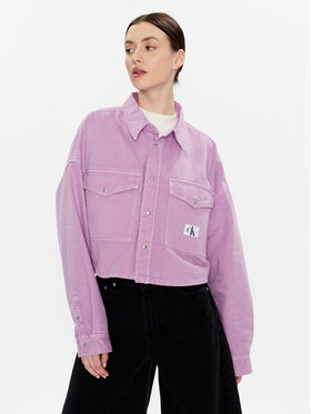 Calvin Klein Jeans Calvin Klein Jeans Farmer kabát J20J220227 Rózsaszín Oversize
