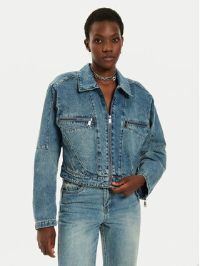 Gestuz Gestuz Jeansová bunda Katha 10909478 Modrá Straight Fit
