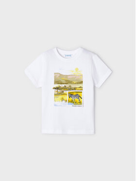Mayoral Mayoral Tricou 3010 Alb Regular Fit