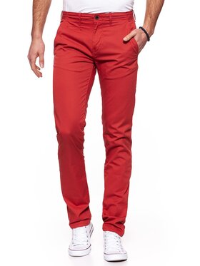 Wrangler Wrangler Pantaloni chino CHINO Rosso Slim Fit