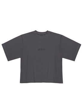 2005 2005 T-Shirt Classic Logo Szary Oversize