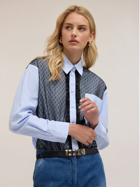 Motivi Motivi Camicia 5014W000499N0S1 Turchese Regular Fit