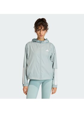 adidas adidas Wiatrówka Hyperglam Zielony Loose Fit