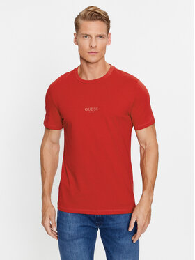 Guess Guess T-Shirt Aidy M2YI72 I3Z14 Czerwony Regular Fit