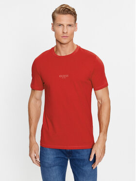 Guess Guess Tričko Aidy M2YI72 I3Z14 Červená Slim Fit