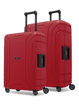 Redolz Redolz Komplet walizek 332243 Czerwony