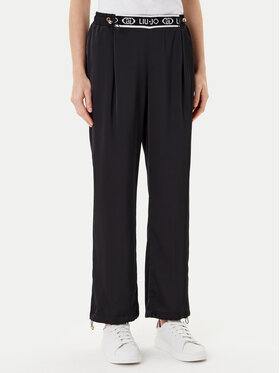 Liu Jo Sport Liu Jo Sport Pantaloni di tessuto TF5192 T004A Nero Regular Fit