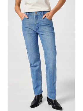 Wrangler Wrangler Jeansy Style Crosby Niebieski Straight Fit