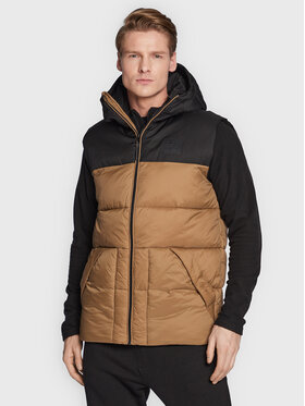 4F 4F Bezrękawnik H4Z22-KUMP002 Beżowy Regular Fit