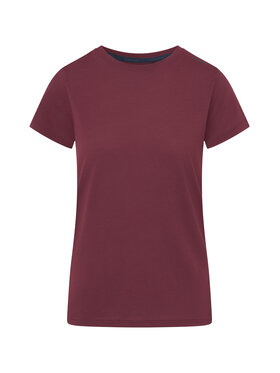 Viking Viking T-Shirt Salen Lady Merino Bordowy Regular Fit