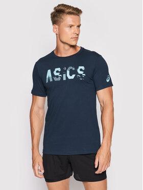 Asics Asics T-shirt Seasonal Logo 2031C157 Blu scuro Regular Fit