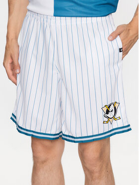 47 Brand 47 Brand Sportovní kraťasy Anaheim Ducks Pinstriped 47 Grafton Shorts Bílá Regular Fit
