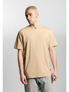 PROSTO. PROSTO. T-Shirt Shield Big KL261MTEE1081 Beżowy Regular Fit
