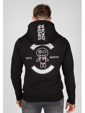 WRONG FRIENDS WRONG FRIENDS Bluza Verona Czarny Slim Fit